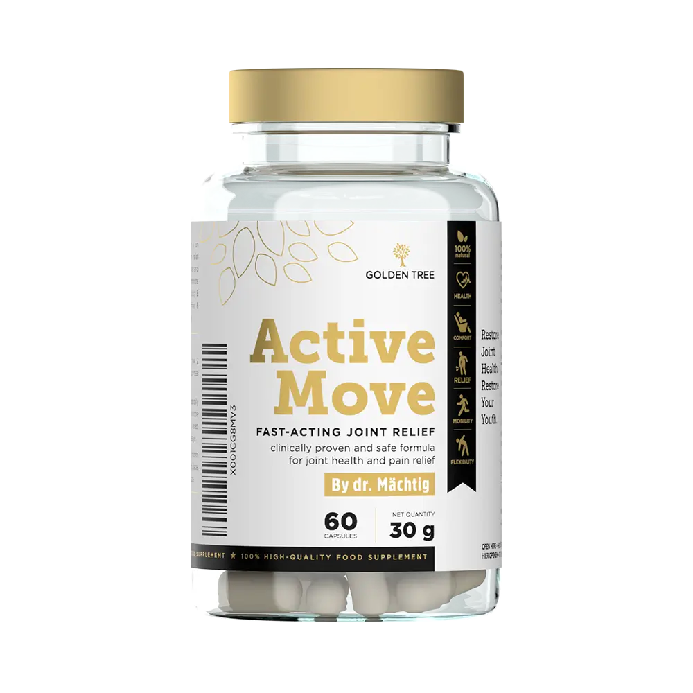 Active Move joint support capsules by Golden Tree – 60 capsules per pack